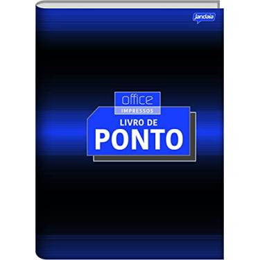 Imagem de Livro de Ponto Brochura 1/4 CD 2 Assinaturas 160 Folhas, Pacote com 5 unidades, Jandaia