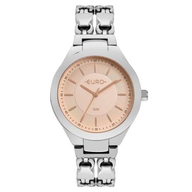 Imagem de Relógio Euro Feminino Chains Prata - Eu2035yuo-4k Eu2035yuo-4k