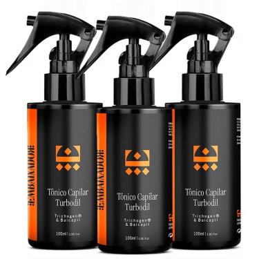 Imagem de Kit 03 Tônico Crescimento Capilar E Antiqueda Turbodil 100Ml