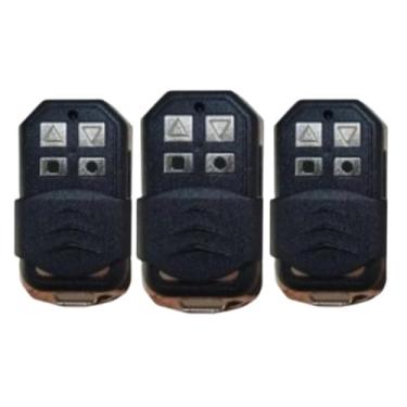 Imagem de Kit com 3 Controle Para Porta de Enrolar Garen Ga1001n Frequência 433mhz