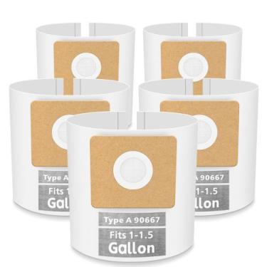 Imagem de Sacos de vácuo PETOX de substituição para Shop Vac de 1-1,5 galão, pac