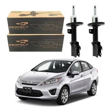 Imagem de Par Amortecedor Dianteiro New Fiesta Sedan 1.6 2011 A 2013 - Perfect
