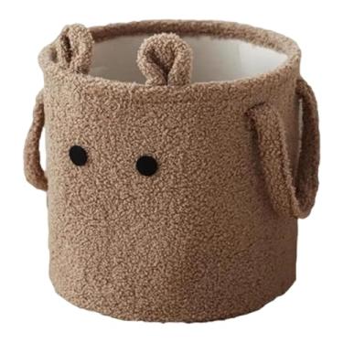 Imagem de Bothyi Cesto para brinquedos de cachorro, cesto para roupas, recipiente multifuncional de grande capacidade, caixa organizadora para brinquedos de animais de, Coffee M