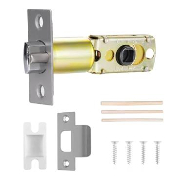 Imagem de Newlaking Tamanho do fecho ajustável 60/70 mm ângulo de giro 45° furo quadrado 7,6 mm adequado para maçaneta/maçaneta de porta de entrada com chave, peças de substituição de fechadura de porta com