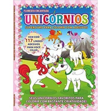 Imagem de Floresta Encantada - Superlivro Para Colorir Adesivos