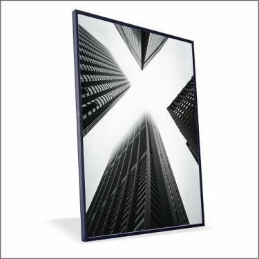 Imagem de Quadro Céu do Condomínio Canvas Com Vidro - Center Molduras, 70x50 Cai