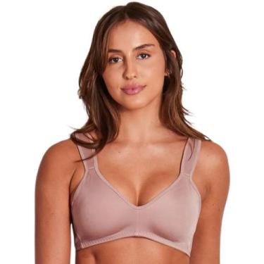 Imagem de Sutiã Sustentação Duloren Flex Power Alça Larga 111714, Castanha, 48