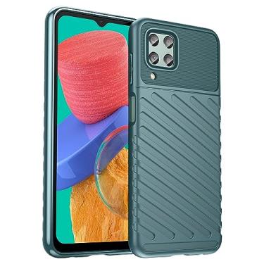 Imagem de IDEWEI Capa para Samsung Galaxy Jump2. Fibra de carbono refinada, anti-queda, anti-impressões digitais, proteção integral. A capa do telemóvel é compatível com Samsung Galaxy Jump2