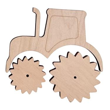 Imagem de Busy Board DIY Acessórios Material Habilidade para Crianças Pequenas de Aniversário, Trator