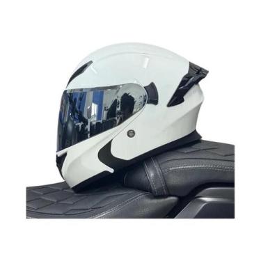 Imagem de Capacete De Motocicleta Unissex Aprovado Pelo DOT Com Visor Duplo Prot