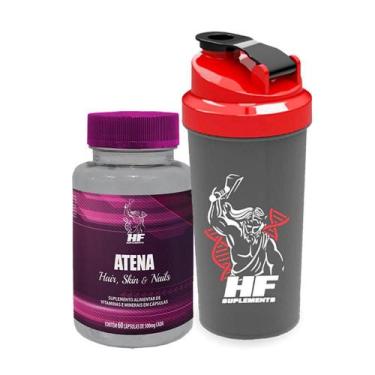 Imagem de Kit-Atena Hair Skin Nails Hf Suplements 60Caps+Coq