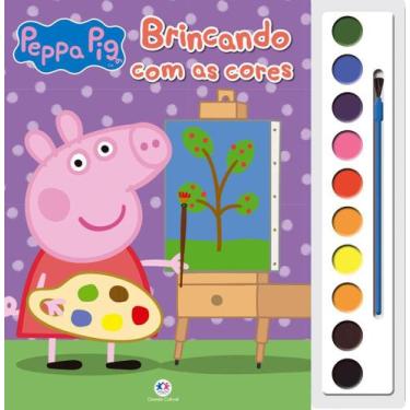 Imagem de Livro - Peppa Pig - Brincando com as cores