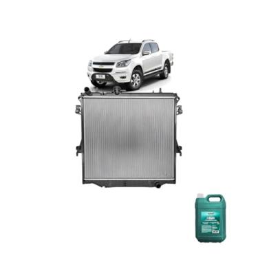 Imagem de Kit Radiador GM S10 2.4 Flex Com Água Desmineralizada Radiadornaq 5 Litros