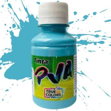 Imagem de Tinta Pva Fosca GII 100ml True Colors - Cores Frias, AZUL PISCINA - 61