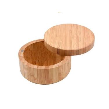 Imagem de Porta-sal em bambu design simples e moderno Kenya 6,7x12cm