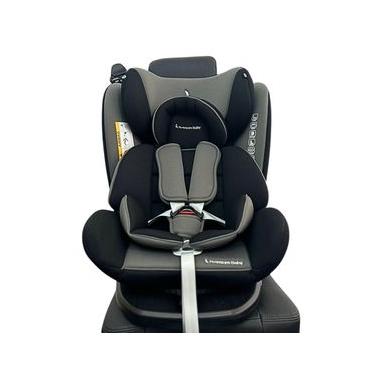 Imagem de Cadeirinha para Carro Murphy Lux 360º Preta e Cinza Premium Baby