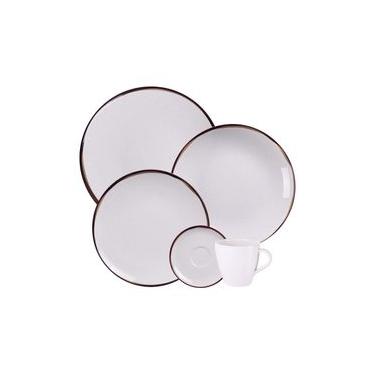 Imagem de Aparelho de Jantar 20 peças Tramontina Canyon Porcelana Marmorizada