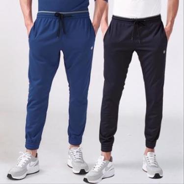 Imagem de Jogger 2un Calça Esporte Dry Slim Fit Academia Casual Treino-Masculino