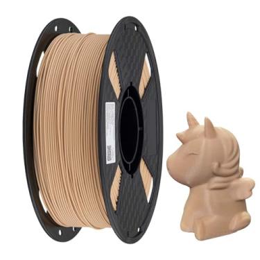 Imagem de CC3D PLA Max + filamento de madeira 1,75 mm 1KG filamento de impressora 3D 1 kg carretel materiais de impressão 3D mais forte Pro Plus cor de madeira PLA