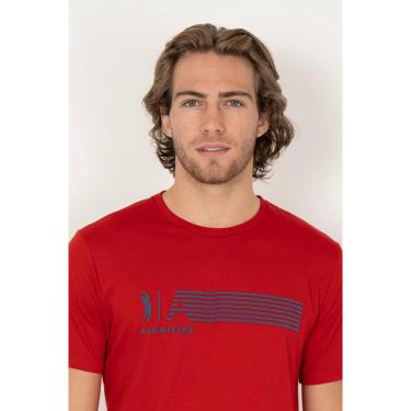 Imagem de Camiseta Aleatory Estampada Shutter Vermelha-Masculino