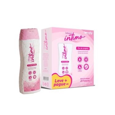 Imagem de Kit Caixa Sabonetes Íntimos Lovely Face Beautiful 200ml (FLOR DE CEREJEIRA)