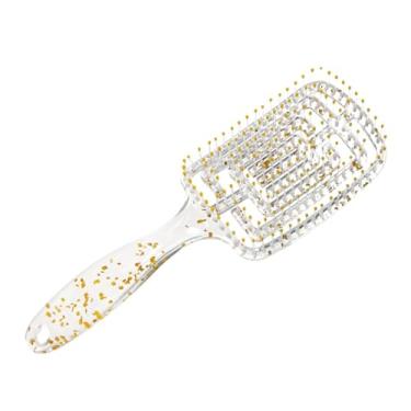 Imagem de Yinhing Escova de Cabelo Ventilada para Desembaraçar e Modelar Sem Esforço Design Transparente Oco Curvado Ventilado para Secagem Eficiente para Uso Doméstico e Profissional Em Salões de Beleza