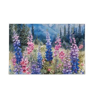 Imagem de WELLDAY Quebra-cabeça flores silvestres pintura 500 peças grande jogo de arte para adultos adolescentes