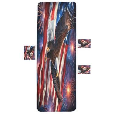 Imagem de STAYTOP Capa de toalha de cadeira de descanso 215,88 cm x 76,2 cm, capa de espreguiçadeira macia, capas de cadeira de praia com bolsos para jardim ao ar livre, pátio, pátio, banhos de sol, gramado e