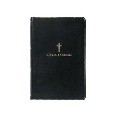 Imagem de Livro - Bíblia Sagrada ACF, Couro Soft, Preta, Letra Grande, Leitura P