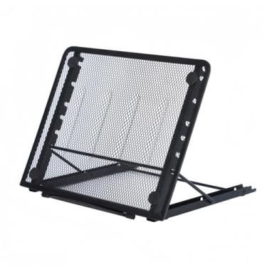 Imagem de Ymeibe Suporte ergonômico para tablet laptop, tela metálica, ventilada, ajustável, suporte para computador compatível com Apple MacBook Air Pro, Dell, XPS, HP, Samsung, Lenovo, mais laptops de até 16