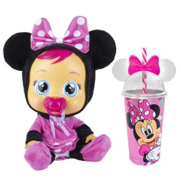 Imagem de Cry Baby Boneca da Minnie Edição Especial com Copo de Orelhas - Multik
