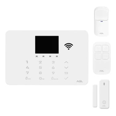 Imagem de Kit Central de Alarme Izzy Touch AGL – Central de Alarme WiFi com Display Touch, Automação, Controle pelo APP AGL Home e Integração com Assistentes de Voz.