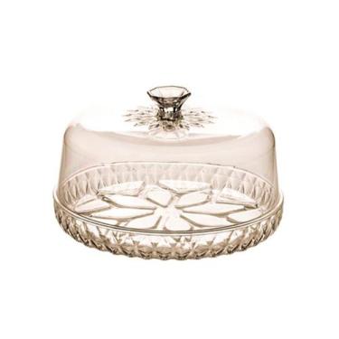 Imagem de Queijeira Porta Queijo Tampa Plasutil Citrino Pratica Luxo - Plasútil