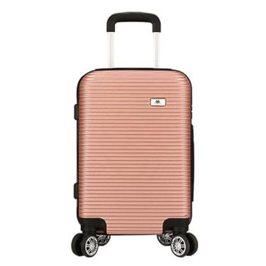 Imagem de Mala De Viagem Eagle Grande 77x48x30 Em Abs C/ Rodinhas 360º Ac32, Ros