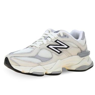 Imagem de New Balance Tênis unissex 9060, Branco, cinza, 13 Women/11.5 Men