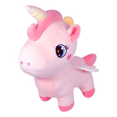Imagem de Pelúcia Unicórnio com Asas - 40cm - DM Toys