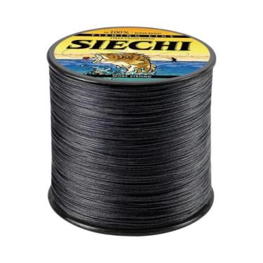 Imagem de Linha De Pesca Trançada Multifilamento PE SIECHI X4 Forte 300M 500M 10