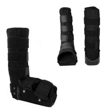 Imagem de Bota Ortopédica Imobilizadora Longa Preto Confortável Leve Artipé, M