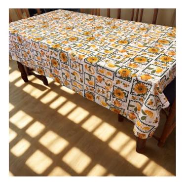 Imagem de Toalha para Mesa 6 Lugares 2,00 x 1,40cm Tecido Oxford Retangular Fácil de Limpar (Modelo - 17)