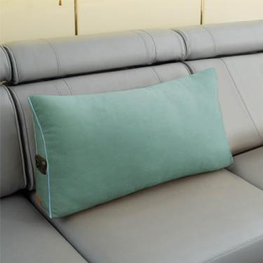 Imagem de BAGASI Almofada de cabeceira de cunha, almofada de leitura para cabeceira, descanso de cama, almofada de leitura, almofada triangular para sentar na cama, almofada de apoio de encosto para sofá-cama