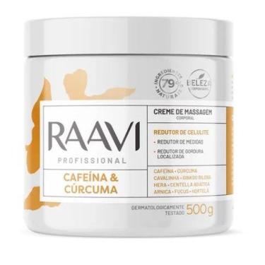 Imagem de Creme De Massagem Raavi Cafeina e Curcuma 500g