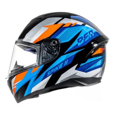 Imagem de Capacete Moto Integral Fechado Peels Spike II BSN Preto / Azul 56