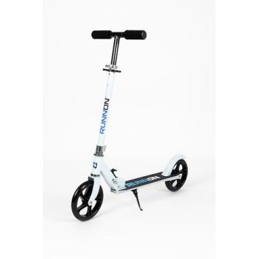 Imagem de PATINETE INFANTIL AJUSTÁVEL BRANCO JUVENIL DOBRÁVEL LEVE RODAS LED SEGURANÇA