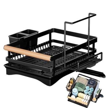 Imagem de Escorredor De Louça,Organizador Grande De Aço-Carbono Desmontável - Organizador para Bancada de Cozinha - para Casa Armário Canto Hotel Restaurante Quinta Acampamento