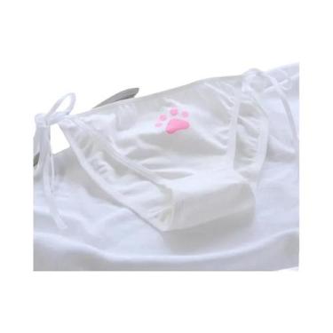 Imagem de Calcinha Lolita Sexy De Cintura Baixa Com Bandagem, Lingerie De Animaç