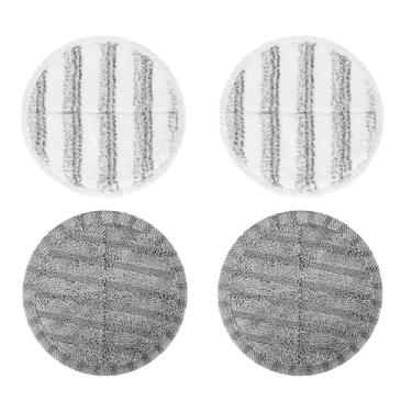 Imagem de KOJEO Pacote com 4 almofadas de substituição para esfregão elétrico de 16 cm (4 rosa)