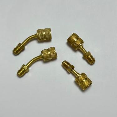 Imagem de Wayona 2 peças A2L R32 R454B e 2 peças R32 R454B Adaptador de latão refrigerante