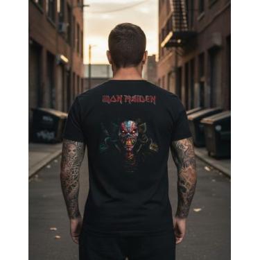 Imagem de Camisa Iron Maiden Eddie Samurato Estilo Heavy Metal Rock - Genérica, 