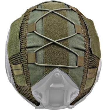 Imagem de Capa de capacete tático Airsoft para jogos rápidos de paintball, tamanho militar, M/G (RG)