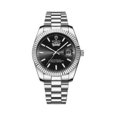 Imagem de Relógio De Pulso Masculino BINBOND Clássico De Quartzo Esportivo De Ne